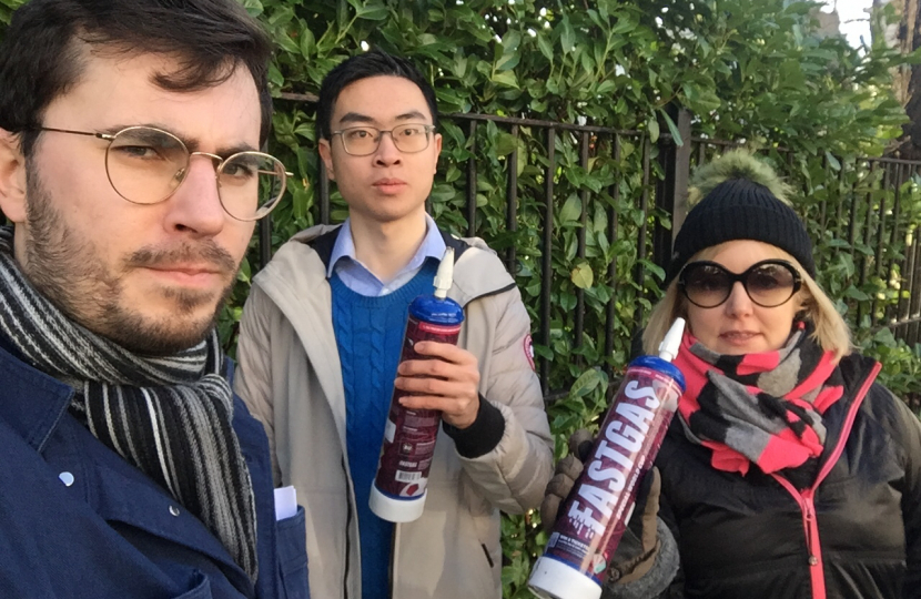 Community litter pick in Camden Square