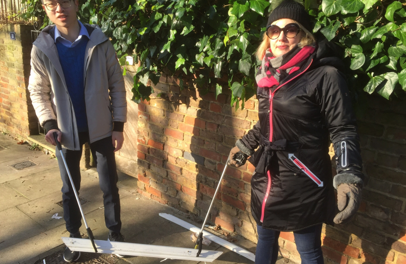 Community litter pick in Camden Square